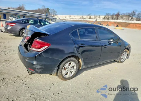 2013 Honda Civic Ex z USA, uszkodzony, nr VIN 2HGFB2F89DH555237